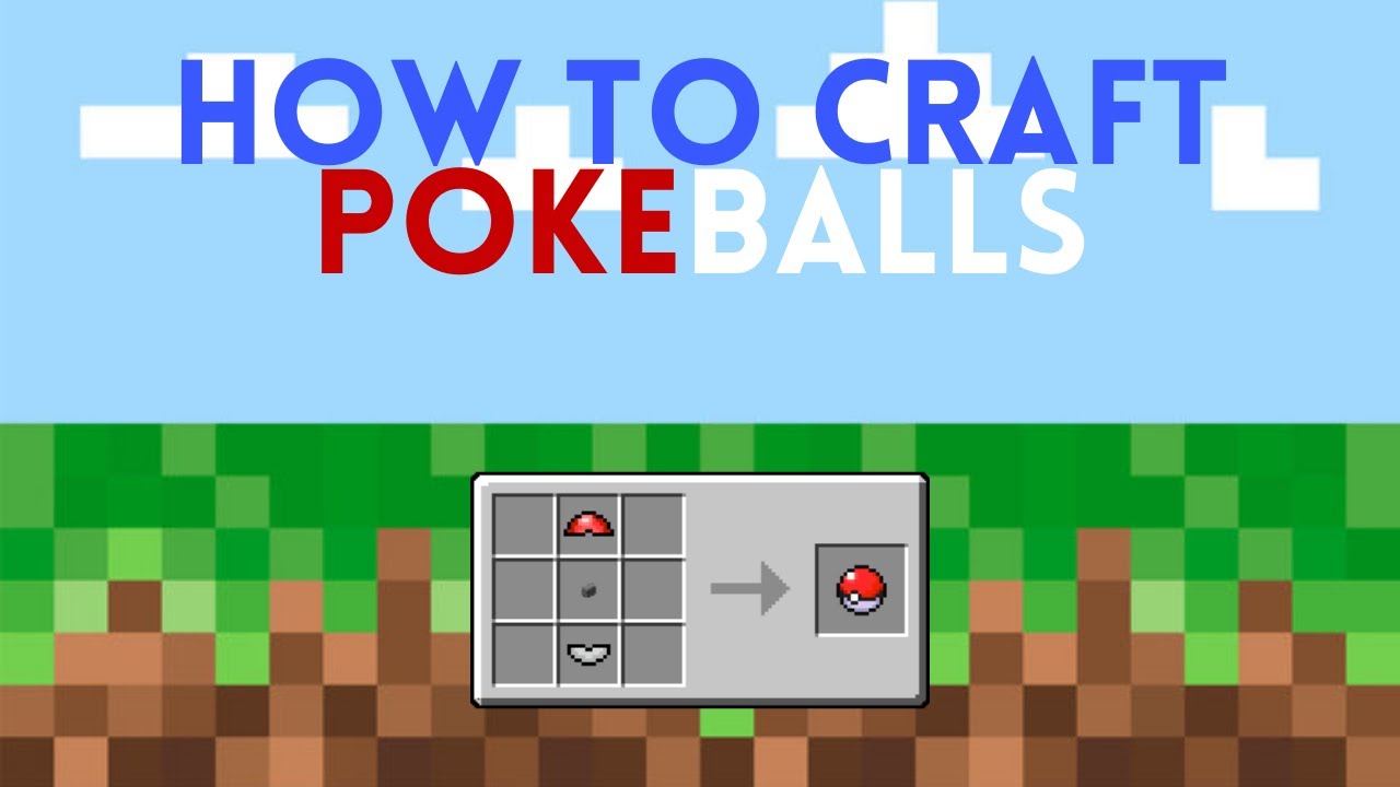 how to make pokeballs pixelmon