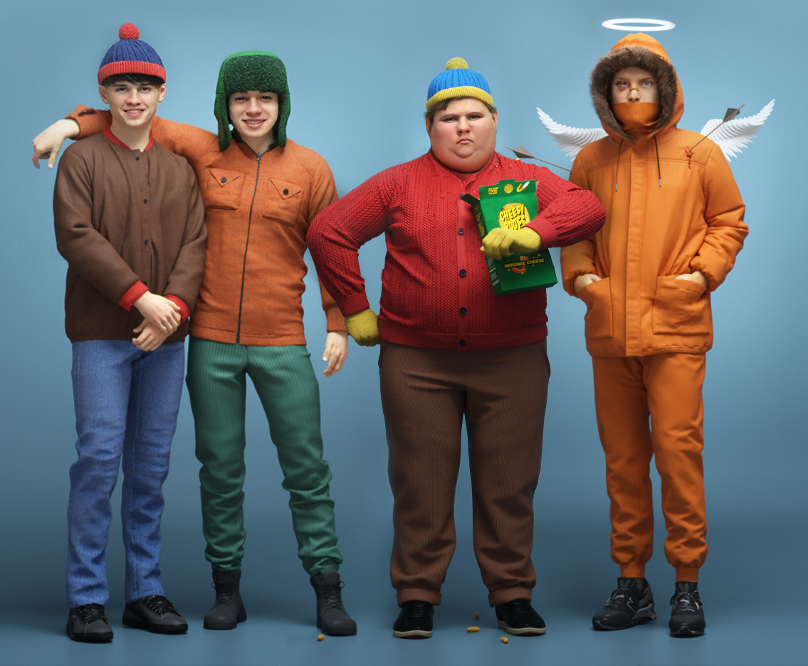 south park characters in real life