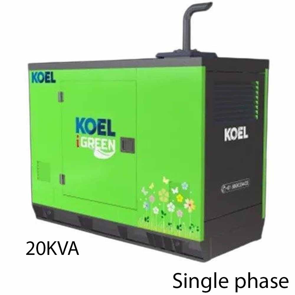 kirloskar 20 kva single phase generator price