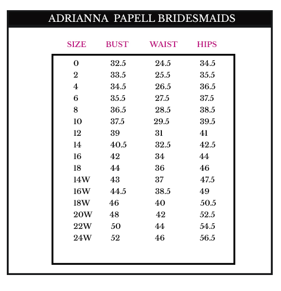 adrianna papell size