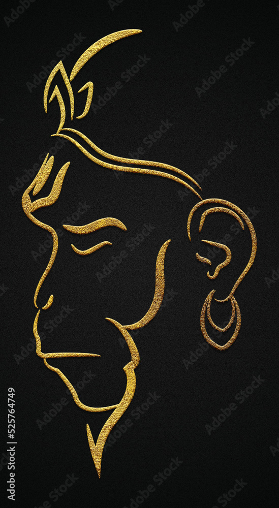 lord hanuman face images