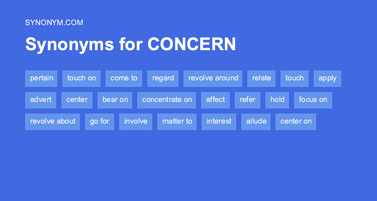 concerns synonyms