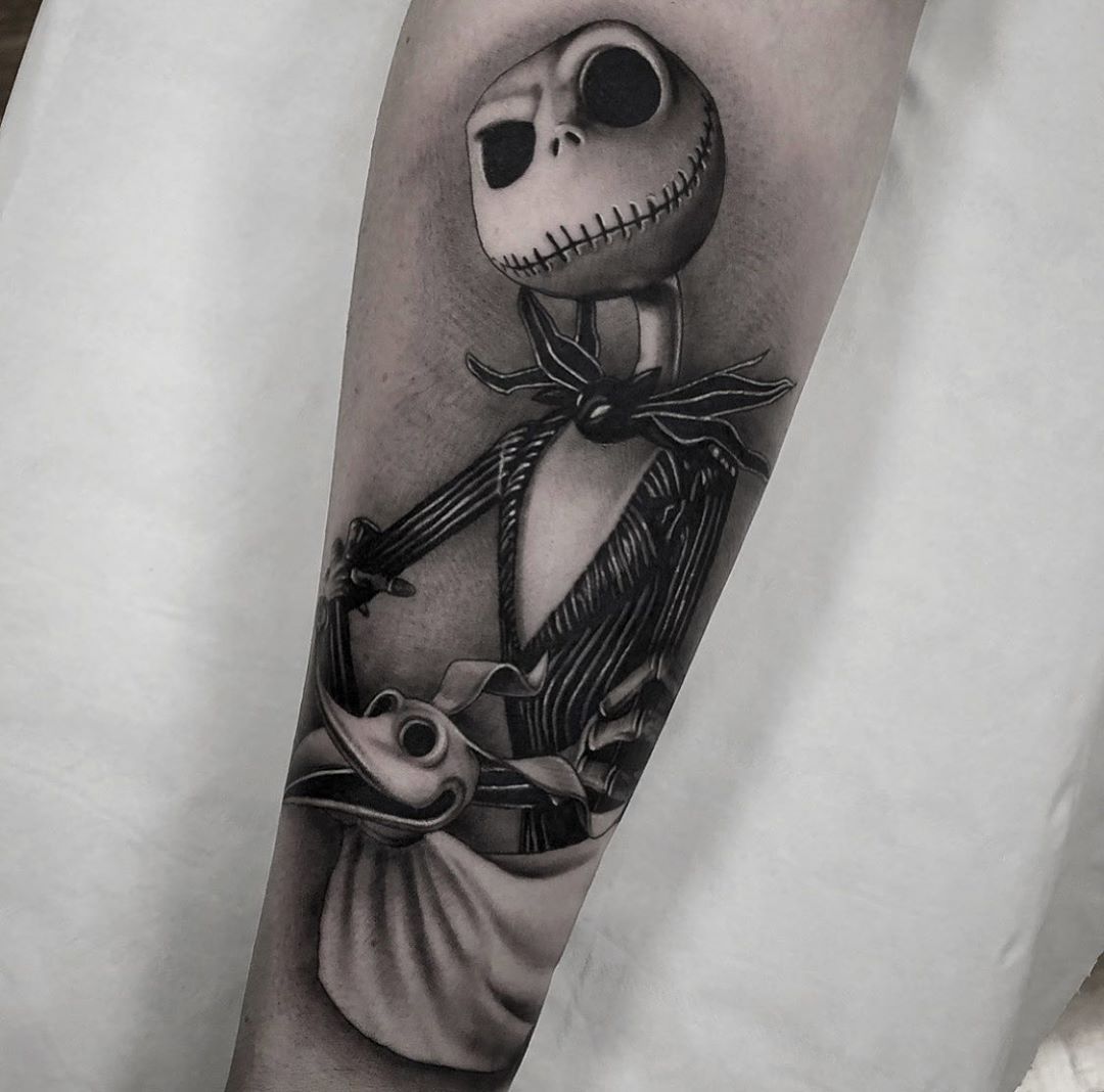 jack the skeleton tattoo