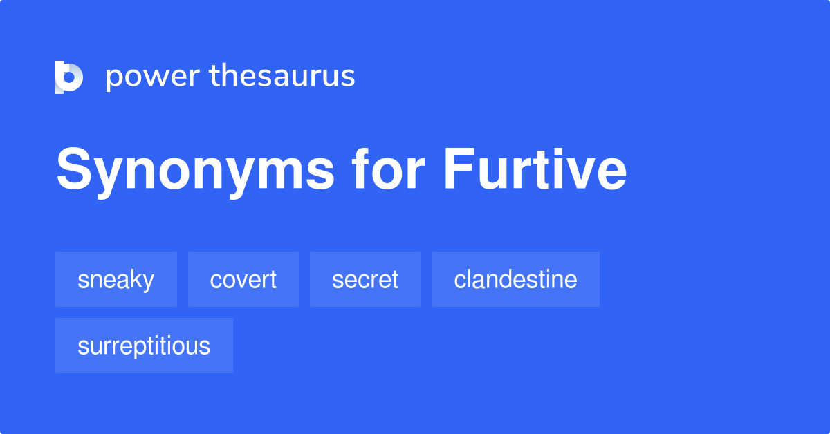 furtive synonym