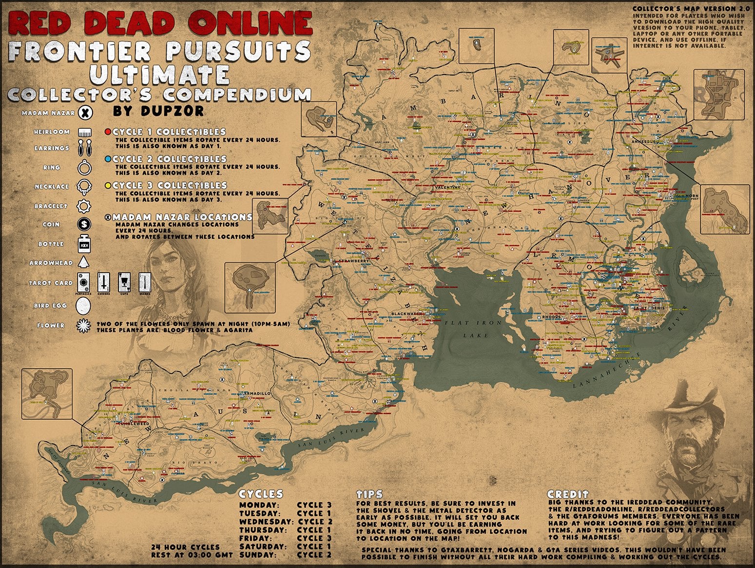 rdr2 collectors map