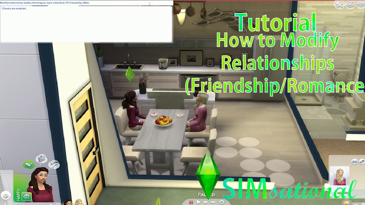 sims 4 relationship cheat romance