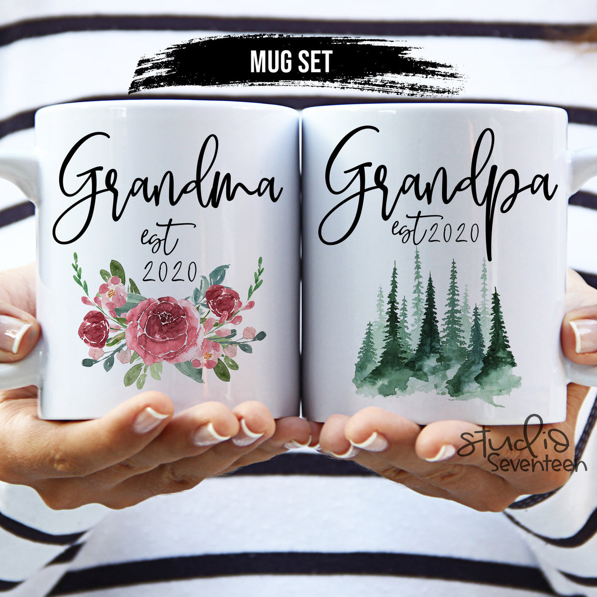 grandma and grandpa coffee mugs