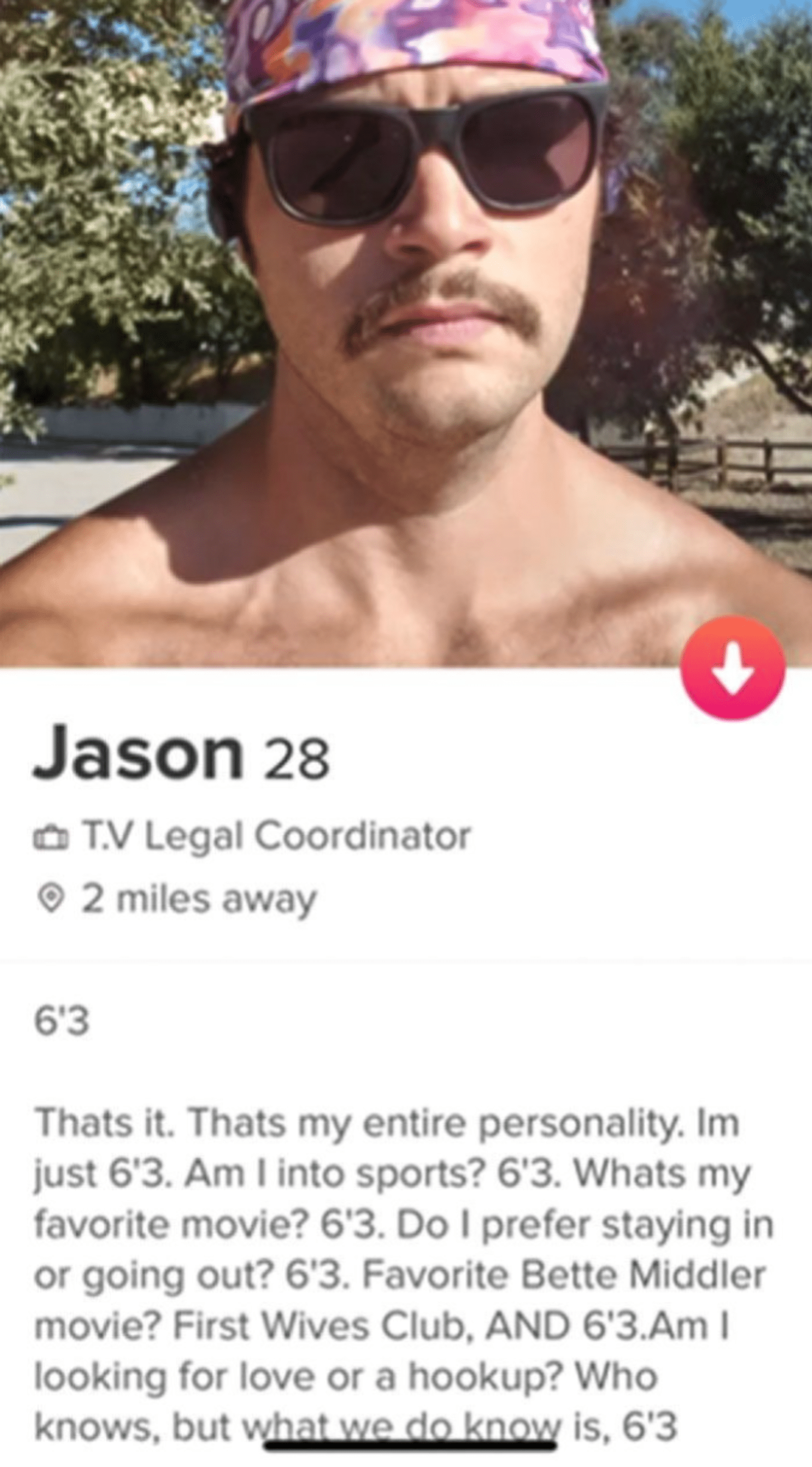 coolest tinder bios