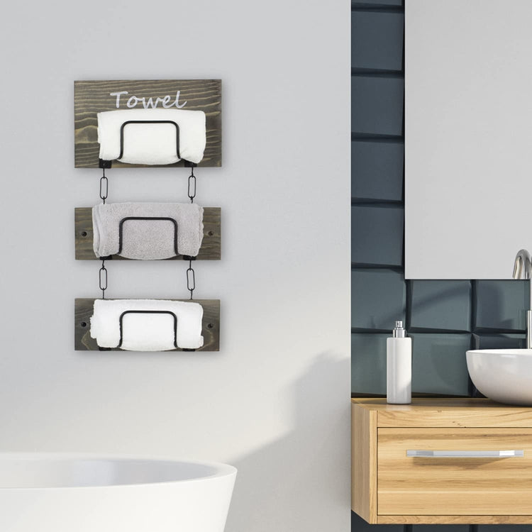 wall mounted hand towel holder