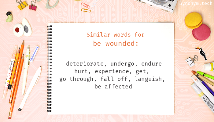 wounded synonym