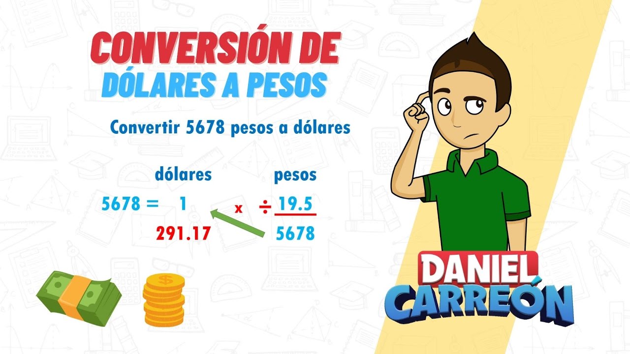 pesos a dolares estadounidenses