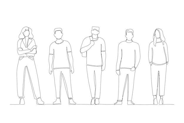 human line drawing