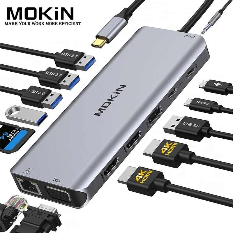 mokin usb c hub