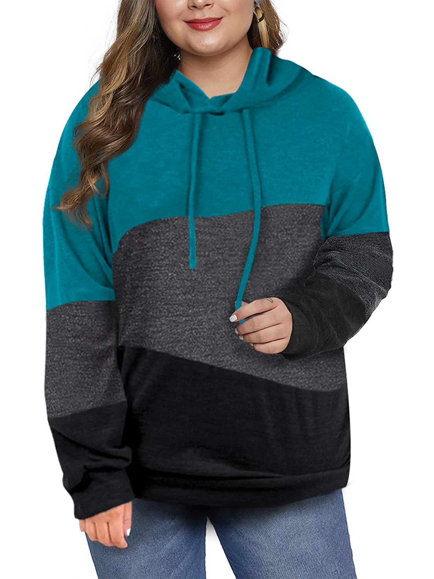 plus size hooded sweatshirts