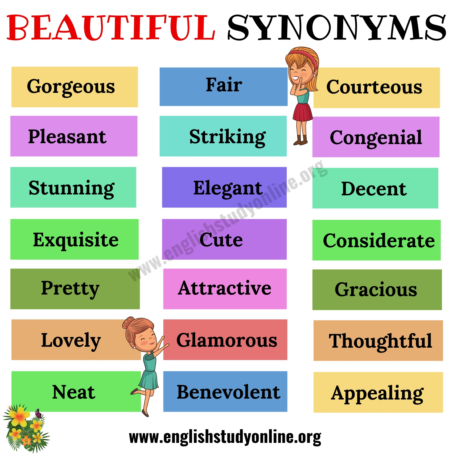 synonym beautiful