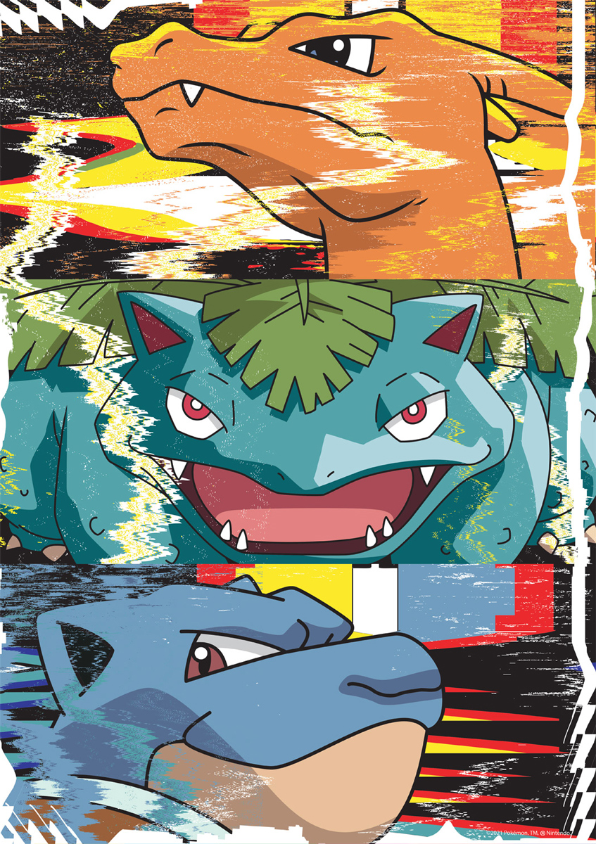 charizard and blastoise and venusaur