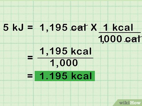 722 kj to calories