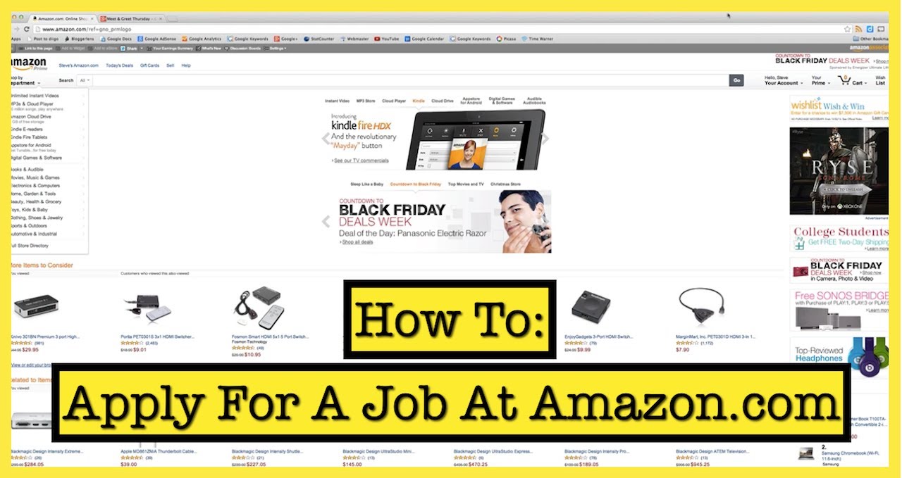 amazon jobs website