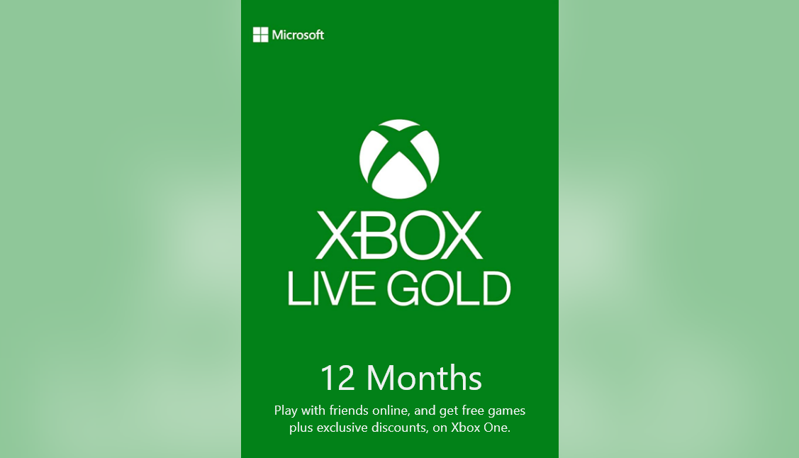 xbox live gold 12 month