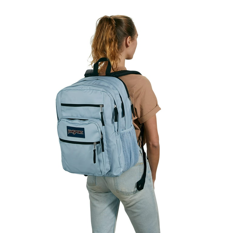 jansport blue big student backpack
