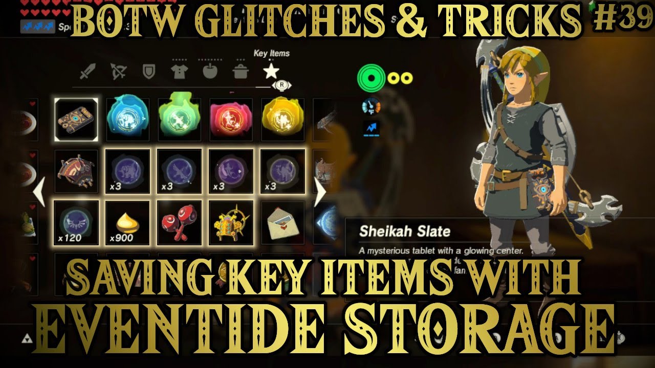 all key items botw