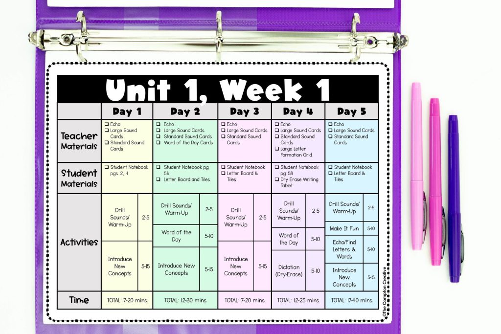 fundations level 2 lesson plans