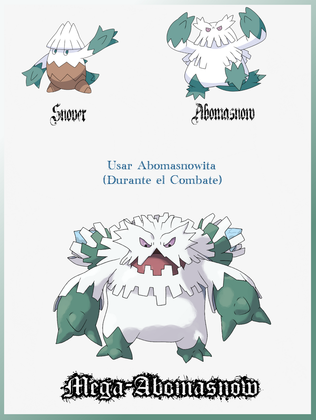 abomasnow evolve