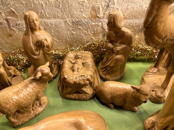 1970s nativity set