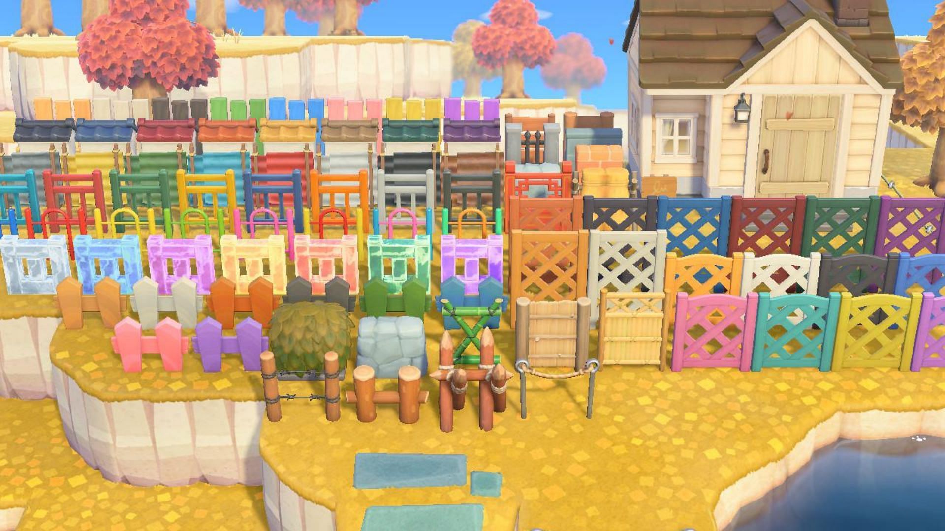 animal crossing fence