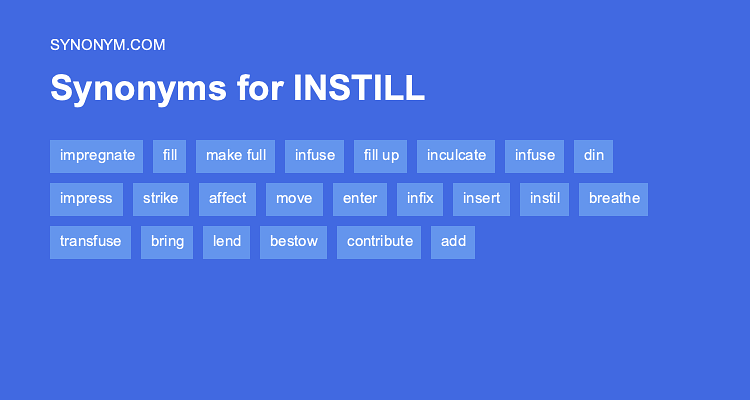 synonyms for instil