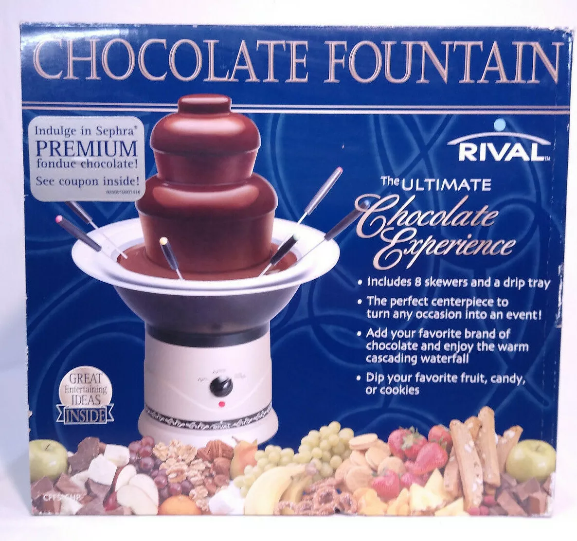 fuente de chocolate rival