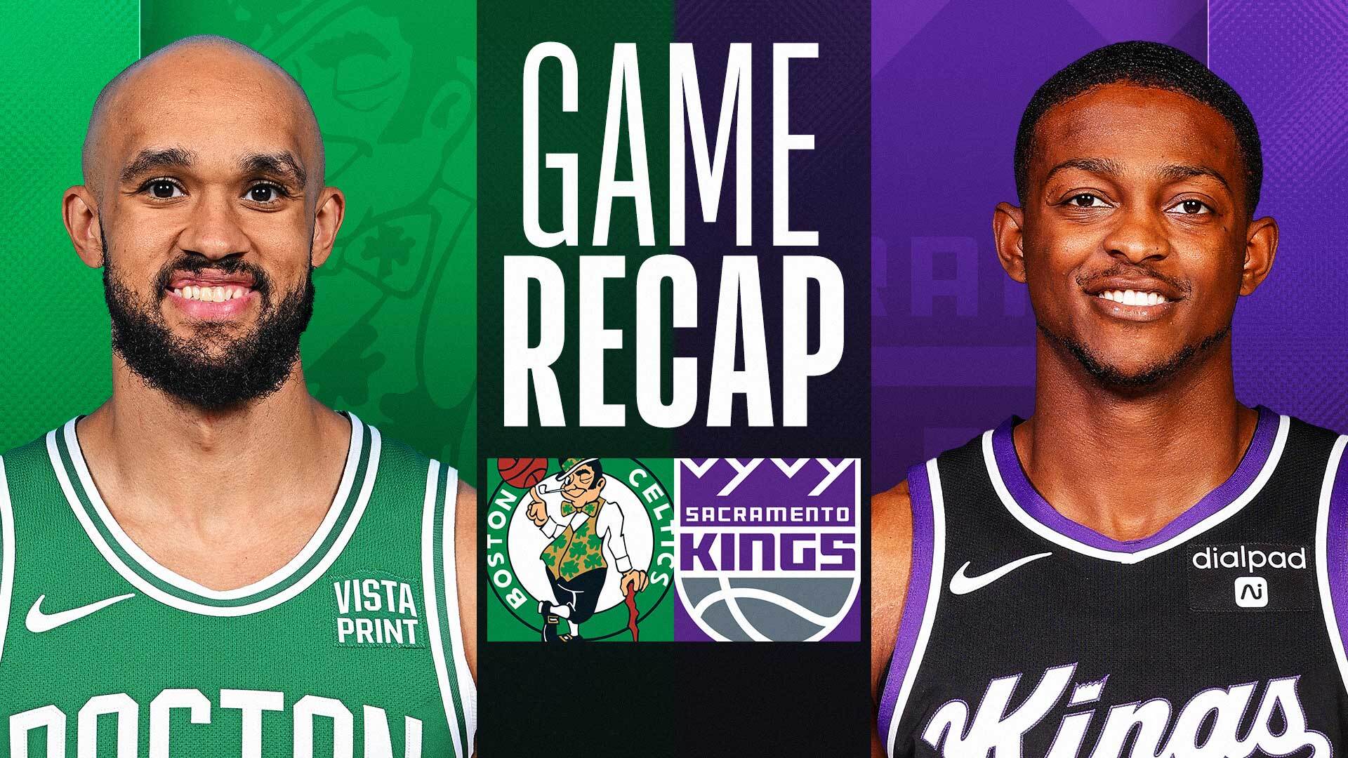 boston celtics vs sacramento kings match player stats