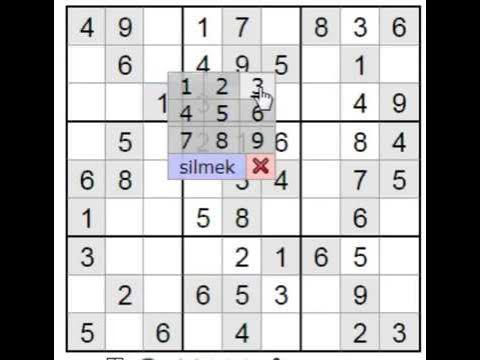 harflerle sudoku nasıl oynanır