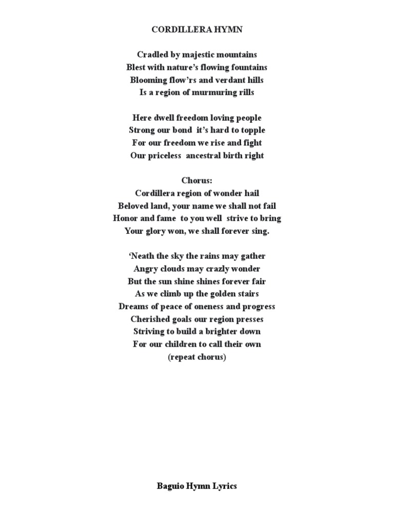 hymn lyrics