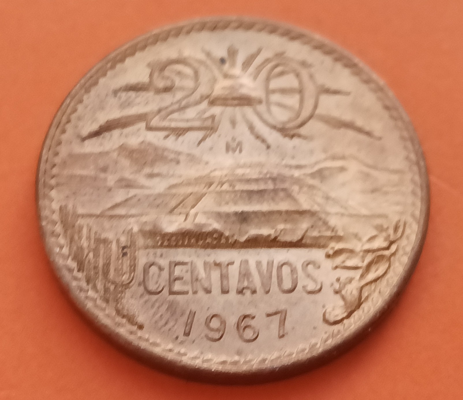 1967 mexico 20 centavos