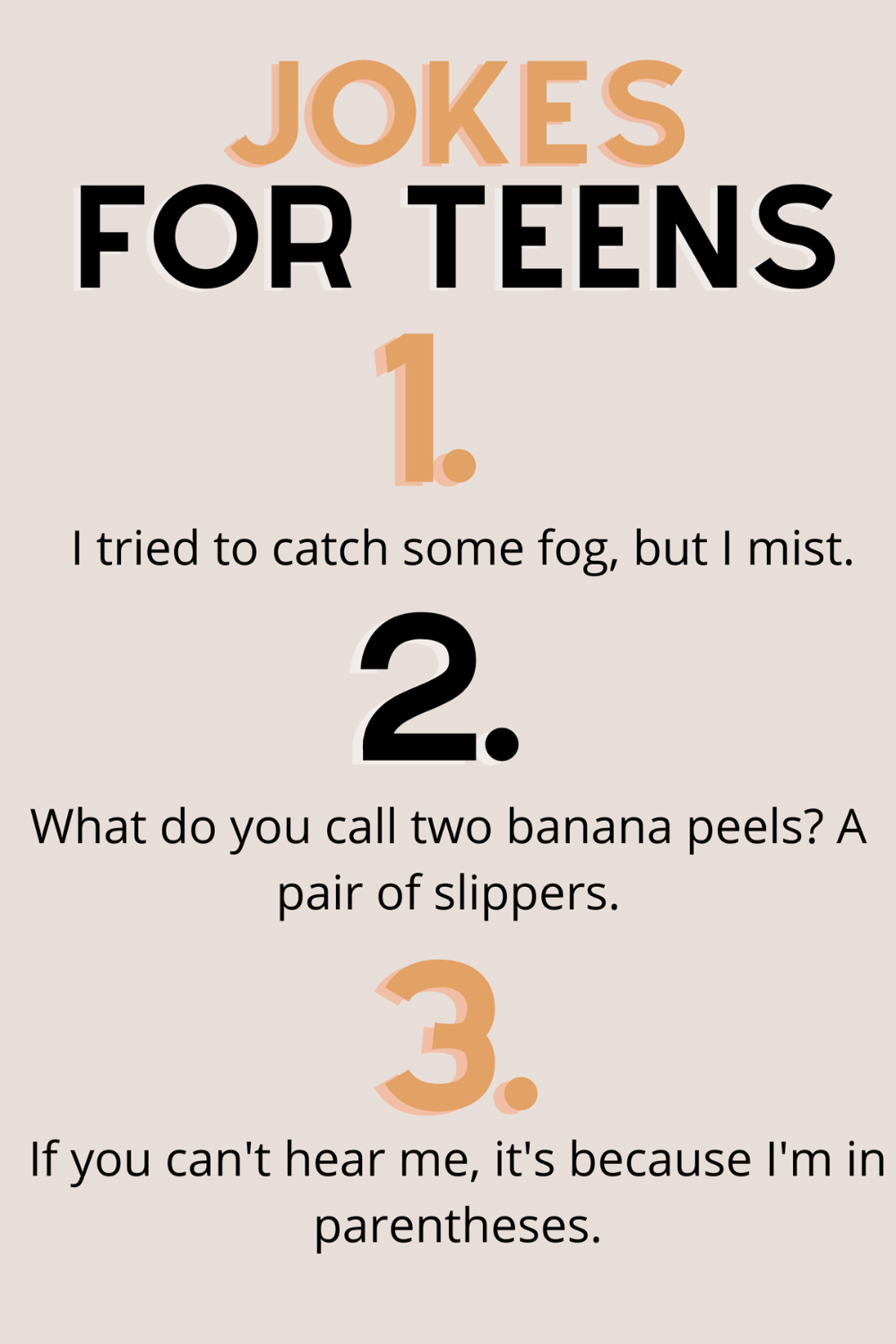 funny jokes for teens