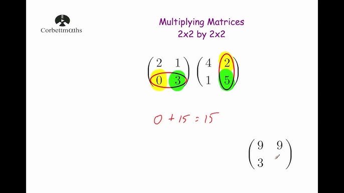 multiplying 2x2 matrix by 2x1