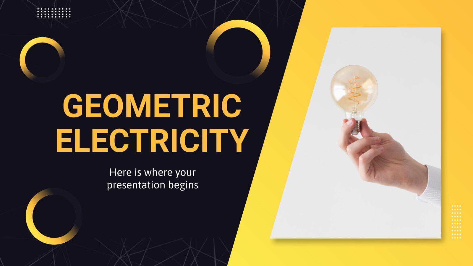 powerpoint theme electricity