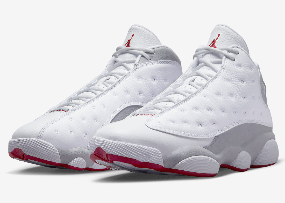 air jordan 13 white and red