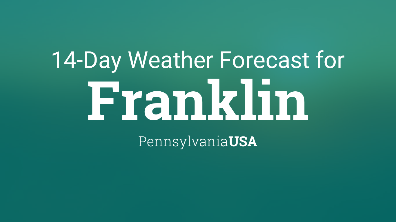 weather forecast franklin pa