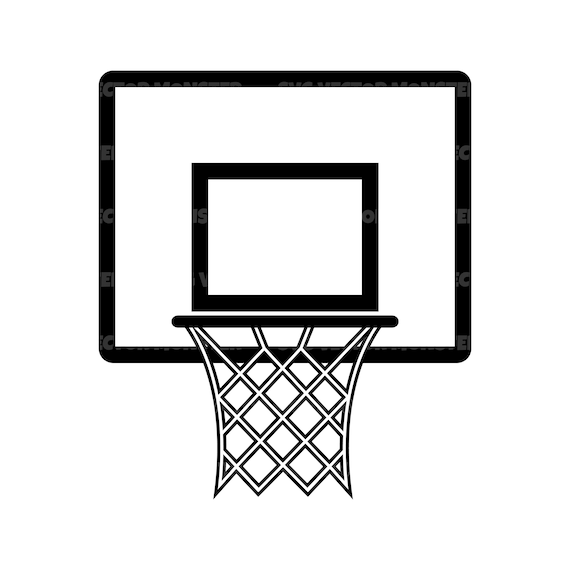 basketball hoop cartoon