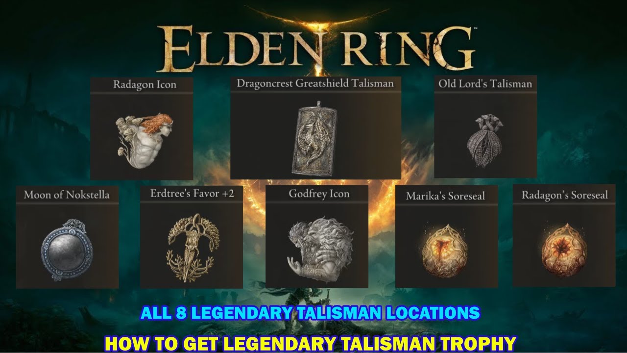 legendary talismans elden ring