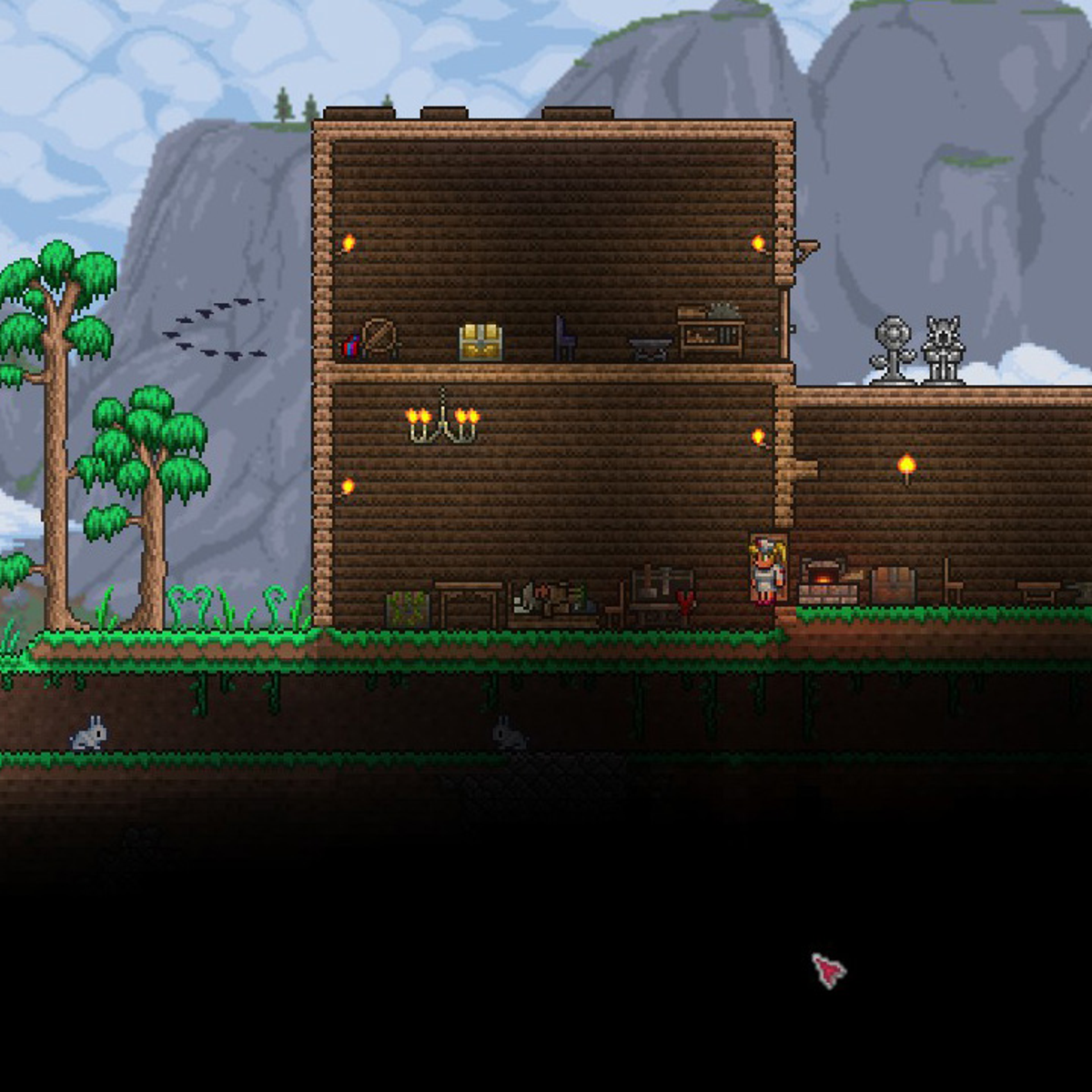 how do i make a bed in terraria