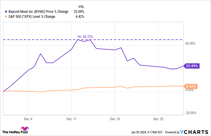 beyond meat company stock