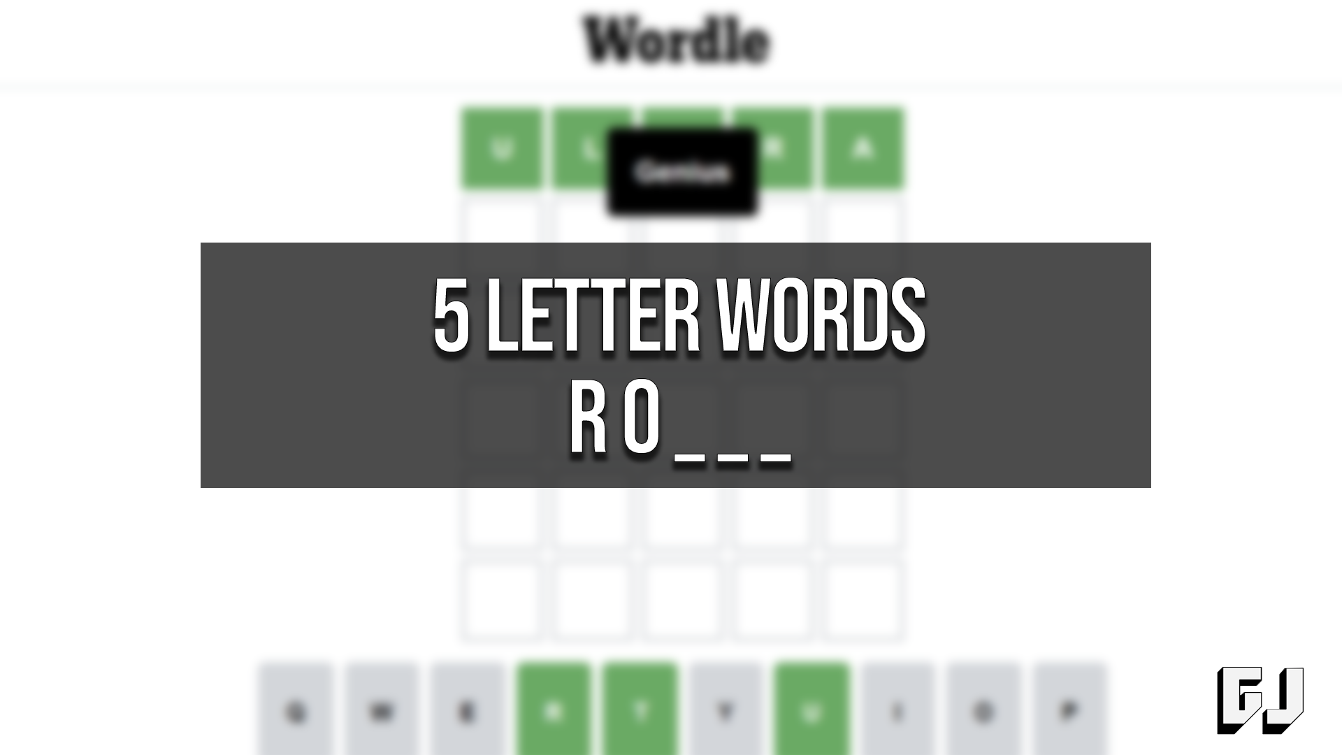 five letter words that start with ro