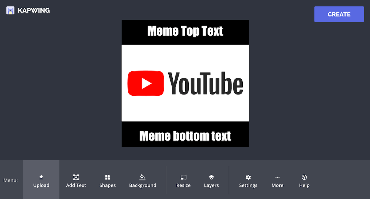 youtube video meme template