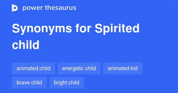 spirited thesaurus