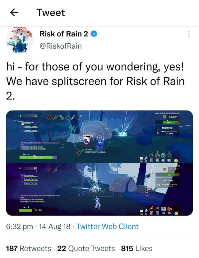 risk of rain splitscreen