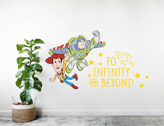 toy story stickers wall