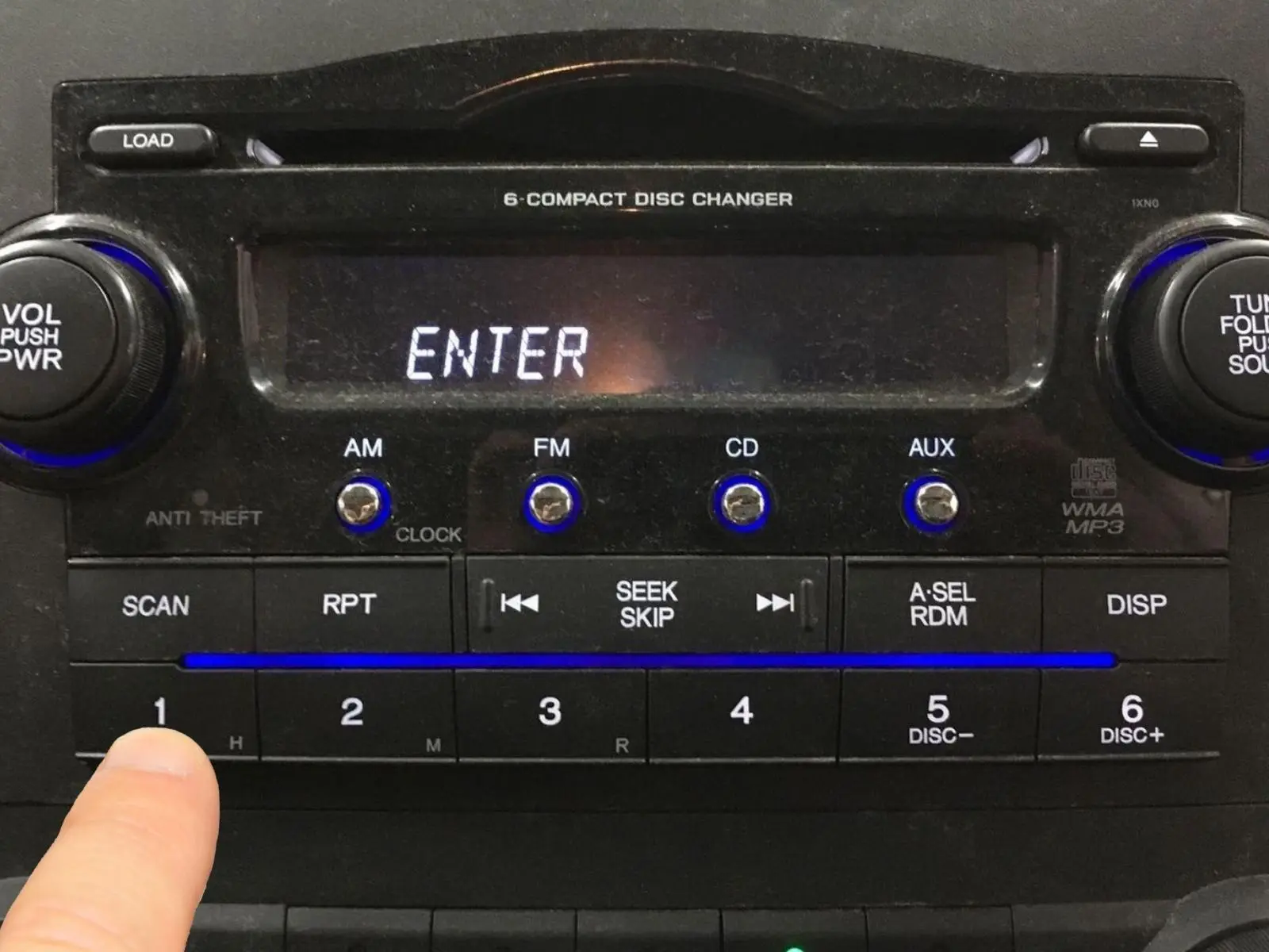 honda hrv radio code